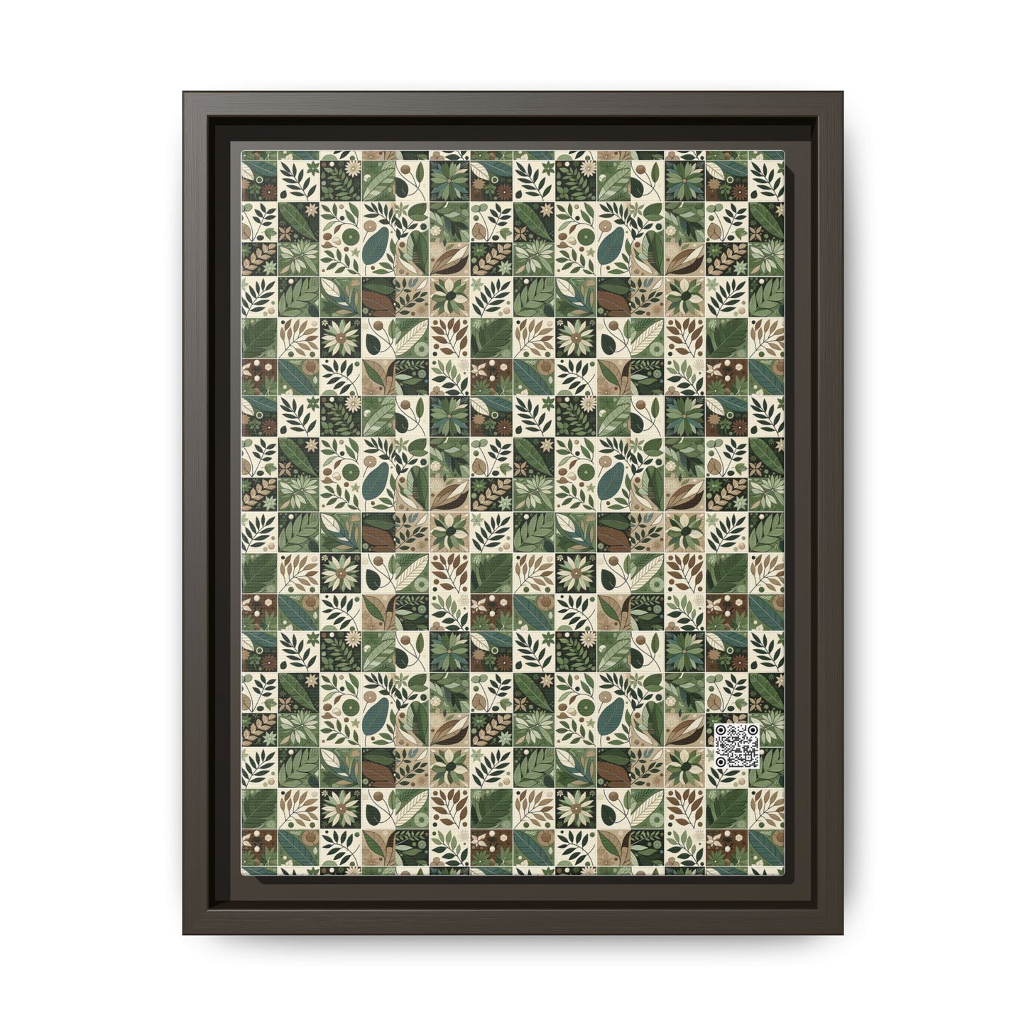 Streetwear Sustainability Environmentally Conscious Streetwear with a Natural Aesthetic Matte Canvas, Framed (multi-color) - 8404 Design-57 A