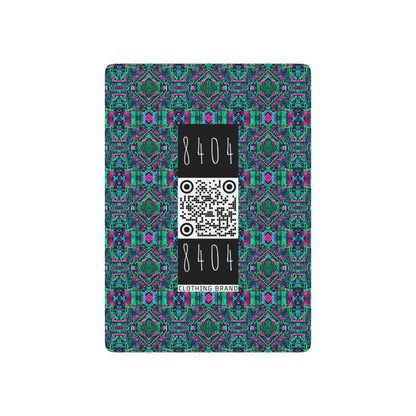 Digital Glitch Vibes Tech-Inspired Streetwear Poker Playing Cards - 8404 Design-71 S