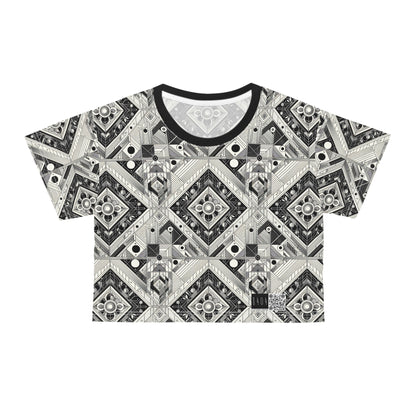 Tech Minimalism Minimalist Tech Crop Tee - 8404 Design-54
