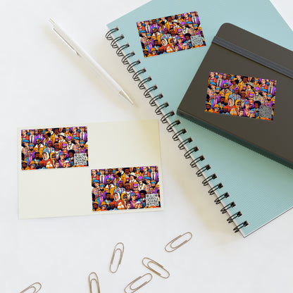 Digital Retro Aesthetics Nostalgic Yet Vibrant Streetwear With a Modern Twist Sticker Sheets - 8404 Design-58