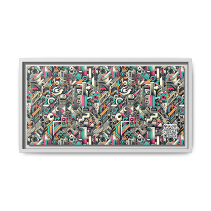 Digital Street Art Urban Street Style Matte Canvas, Framed (multi-color) - 8404 Design-74 B