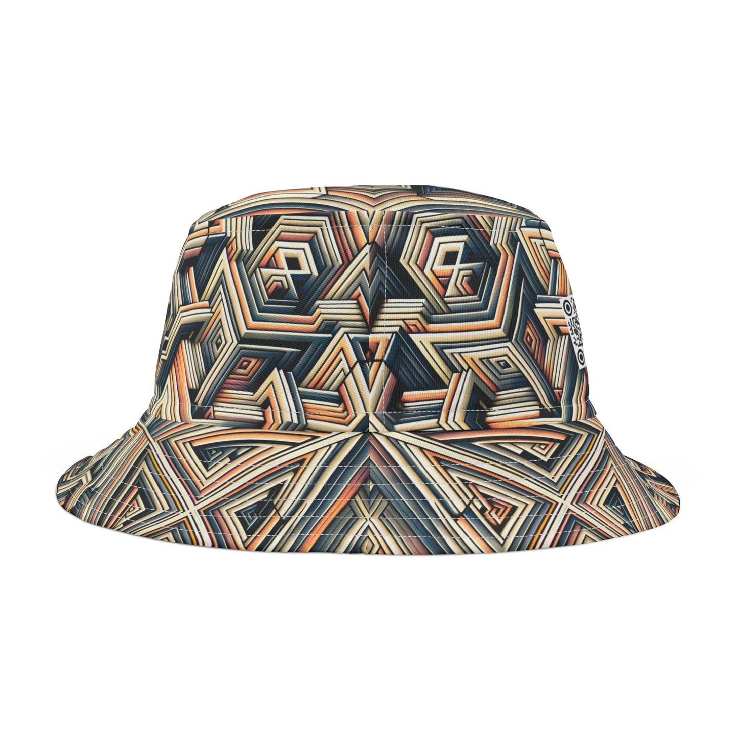 Tech Illusion Graphics Futuristic Artistry Bucket Hat - 8404 Design-52