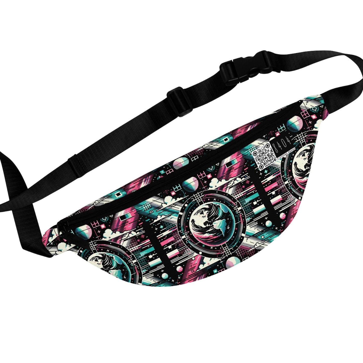 Digital Artistry Digital-native Streetwear Fanny Pack - 8404 Design-62