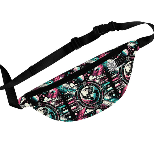 Digital Artistry Digital-native Streetwear Fanny Pack - 8404 Design-62