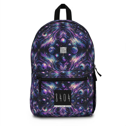 Galactic Hues Tech-Forward Cosmic Fusion Backpack - 8404 Design-41