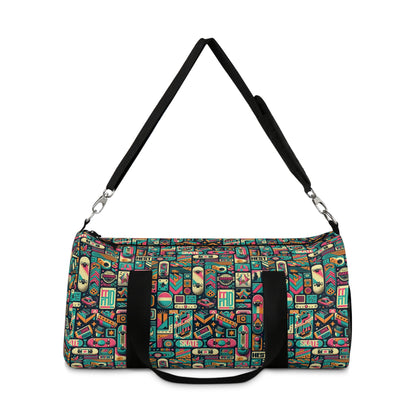 Skate Culture Revival Urban Retro Cool Duffel Bag - 8404 Design-61