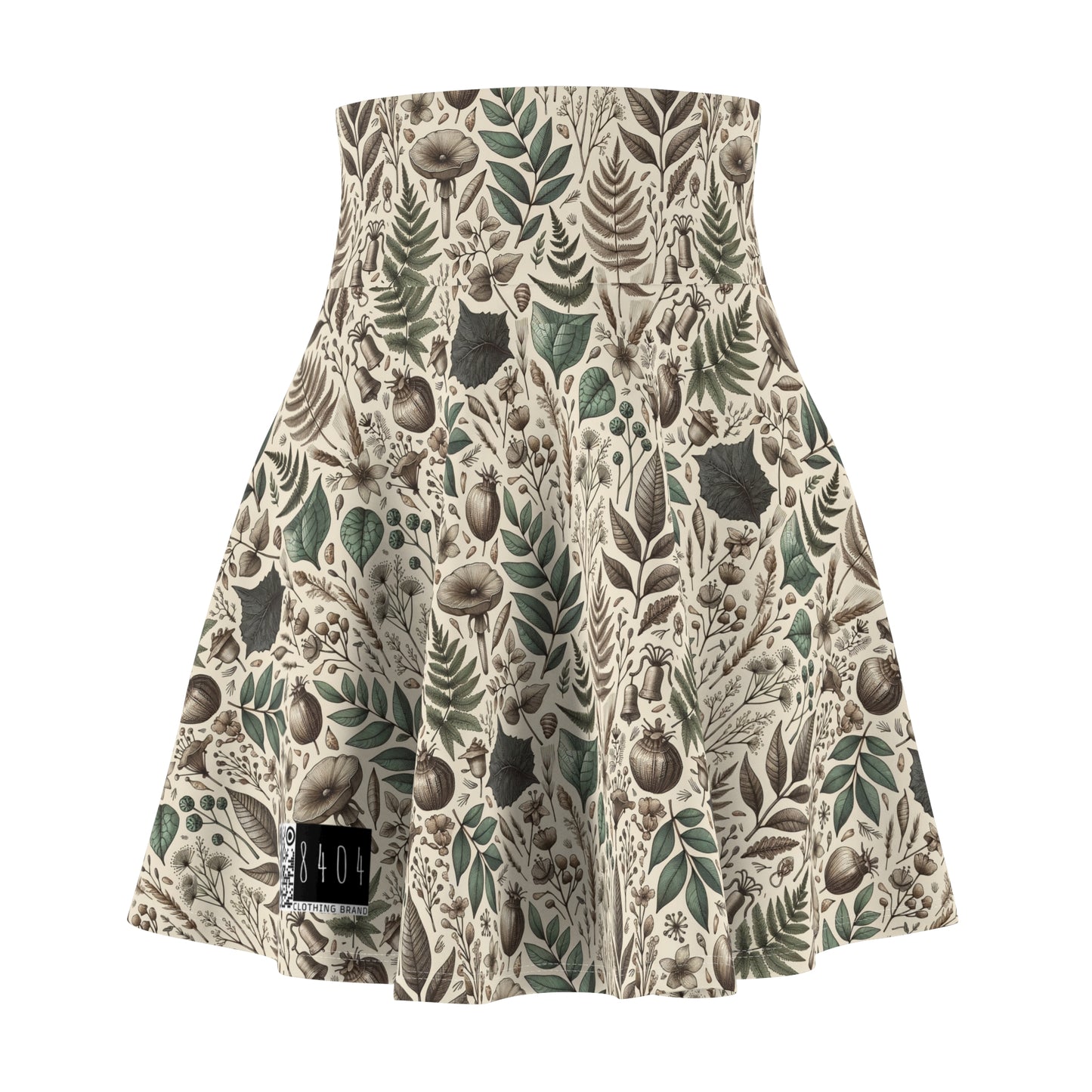 Sustainable Streetwear Modern Eco-Conscious Women's Skater Skirt - 8404 Design-57