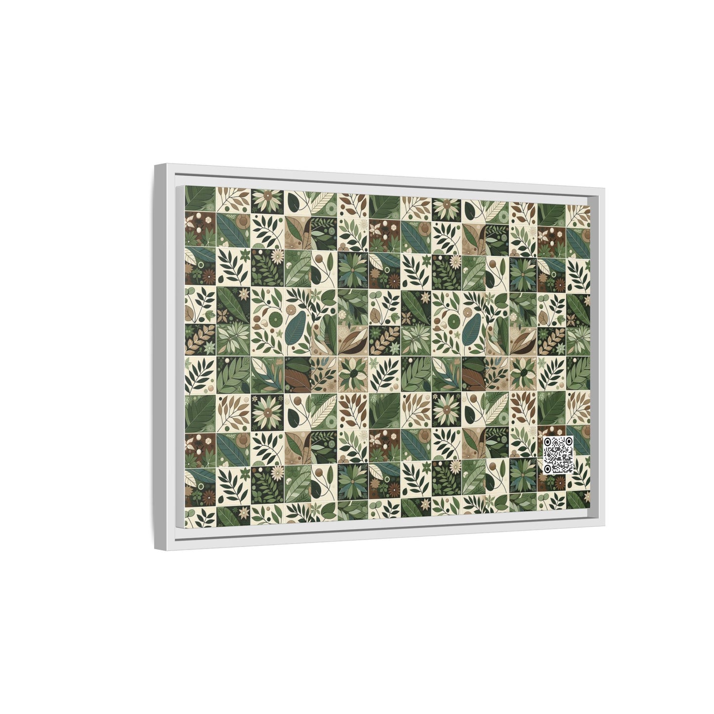 Streetwear Sustainability Environmentally Conscious Streetwear with a Natural Aesthetic Matte Canvas, Framed (multi-color) - 8404 Design-57 B