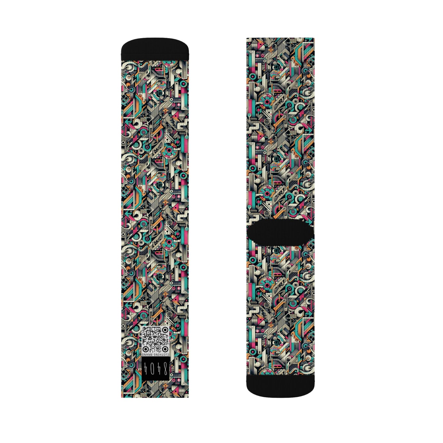 Digital Street Art Urban Street Style Sublimation Socks - 8404 Design-74