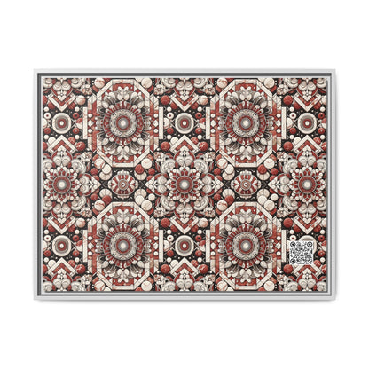 Neo Jomon Sculptural Aesthetics Artisanal Streetwear Matte Canvas, Framed (multi-Color) - 8404 Design-55 A