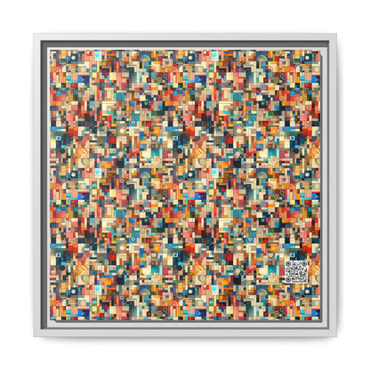 Digital Artistic Expression Artistic Streetwear Matte Canvas, Framed (multi-Color) - 8404 Design-46 B