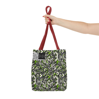 Graffiti Tech Fusion Bold Streetwear Fusion Tote Bag - 8404 Design-59
