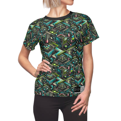 Women's Cut & Sew Tee (aop) Future Tech