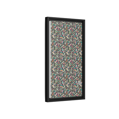 Digital Street Art Urban Street Style Matte Canvas, Framed (multi-color) - 8404 Design-74 B