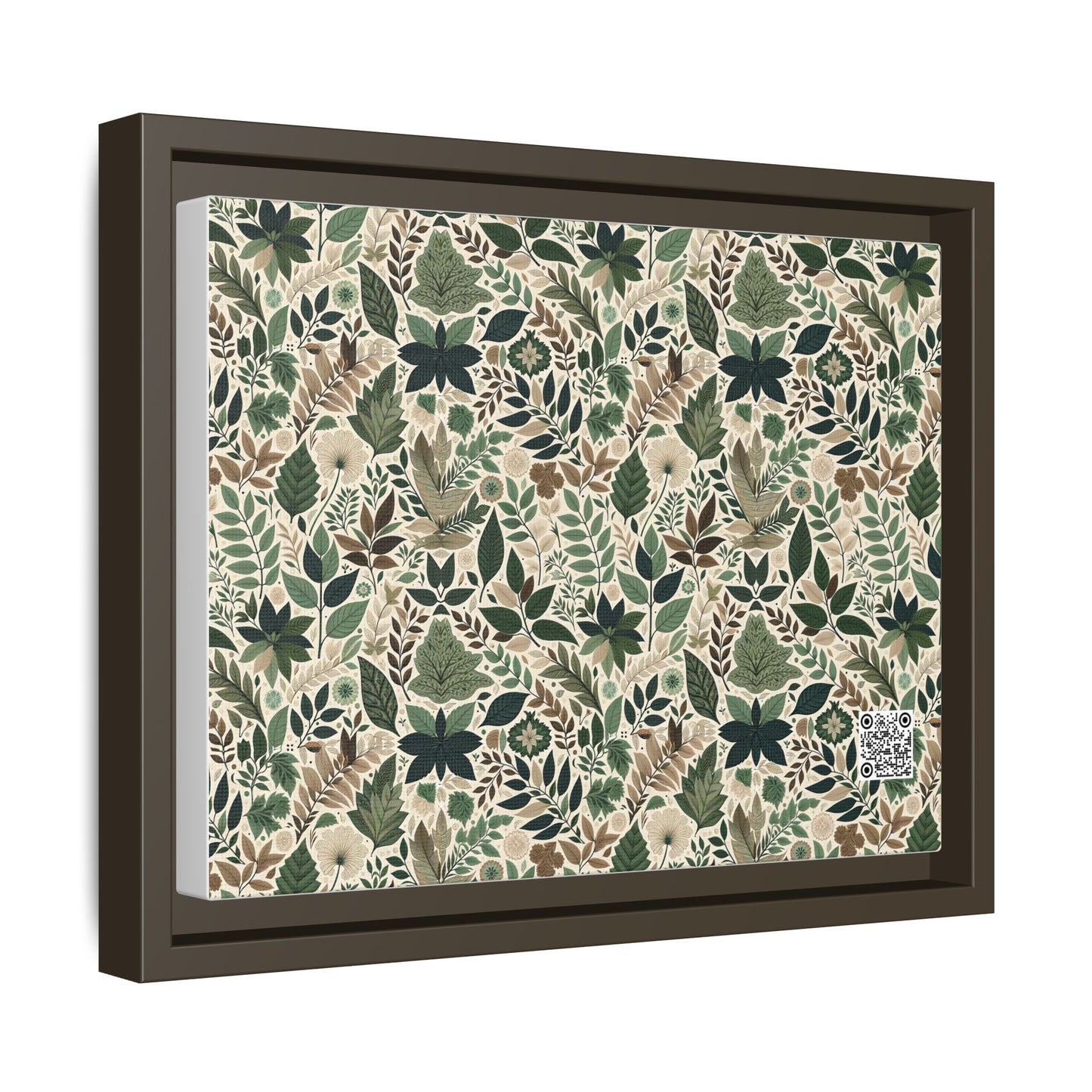 Streetwear Sustainability Environmentally Conscious Streetwear with a Natural Aesthetic Matte Canvas, Framed (multi-color) - 8404 Design-57 A