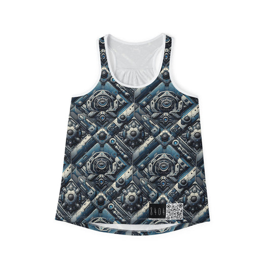 Tech Utility Fusion Tech-Forward Utility With a Futuristic Edge Women's Tank Top - 8404 Design-43