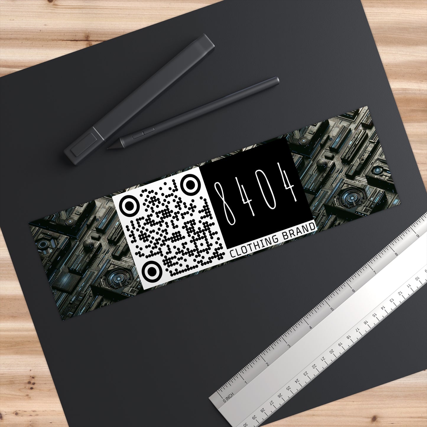 Tech Noir Futuristic Tech Aesthetic with a Dark Twist Bumper Sticker - 8404 Design-53