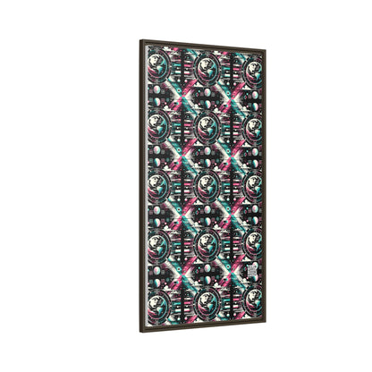 Digital Artistry Digital-native Streetwear Matte Canvas, Framed (multi-color) - 8404 Design-62 B