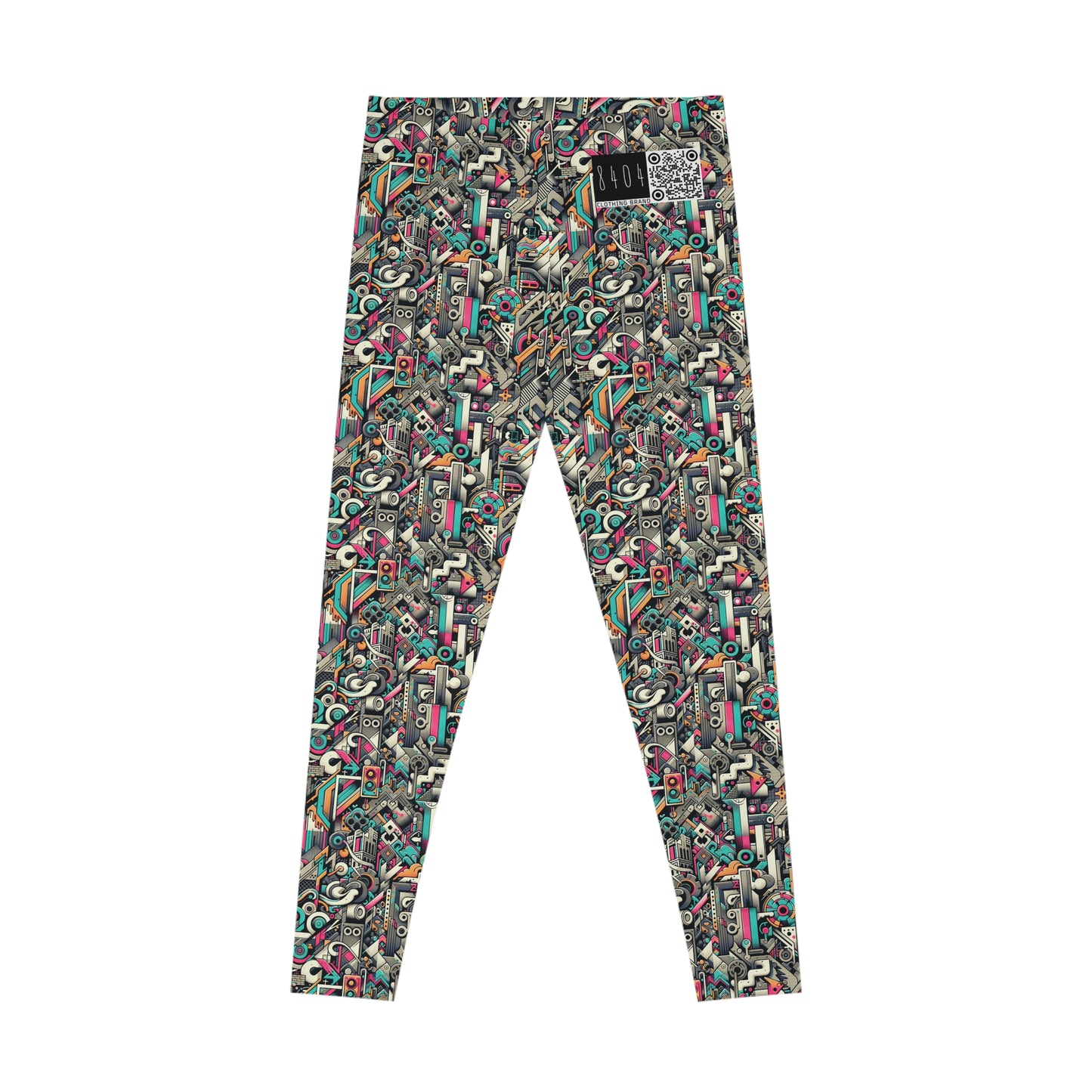 Digital Street Art Urban Street Style Stretch Leggings - 8404 Design-74