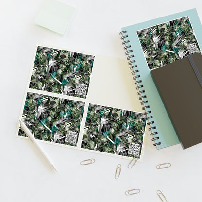 Tech Camo Fusion Tech-Forward Streetwear With a Futuristic Edge Sticker Sheets - 8404 Design-64