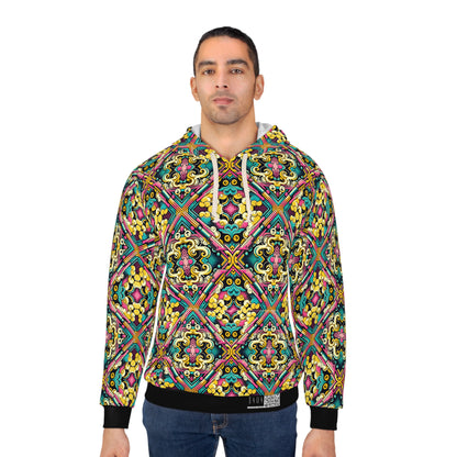 Neon Pop Art Revival Pop Culture Retro Pullover Hoodie - 8404 Design-59