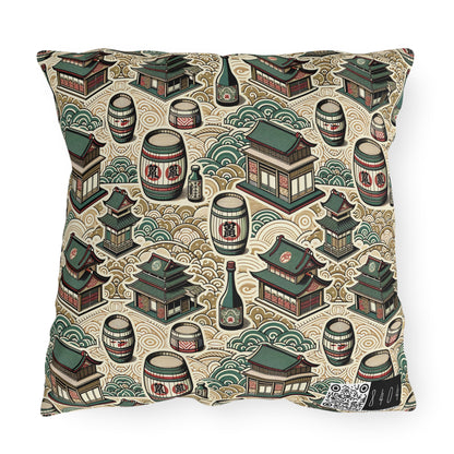 Cultural Artisanal Fusion Contemporary Cultural Elegance Outdoor Pillow - 8404 Design-68