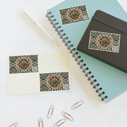 Cultural Fusion Tech Blend of Cultural Heritage With Tech-Inspired Elements Sticker Sheets - 8404 Design-74