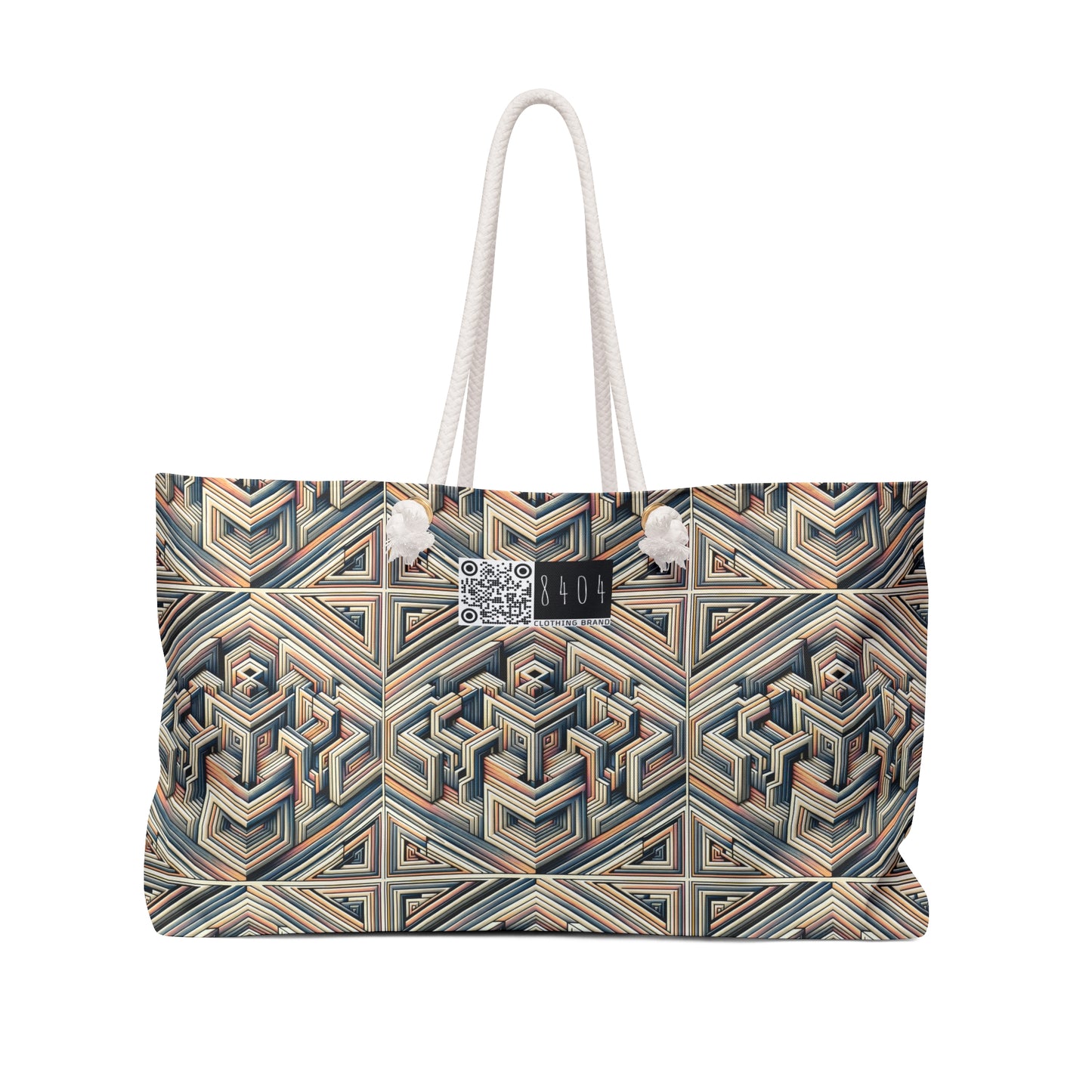 Tech Illusion Graphics Futuristic Artistry Weekender Bag - 8404 Design-52