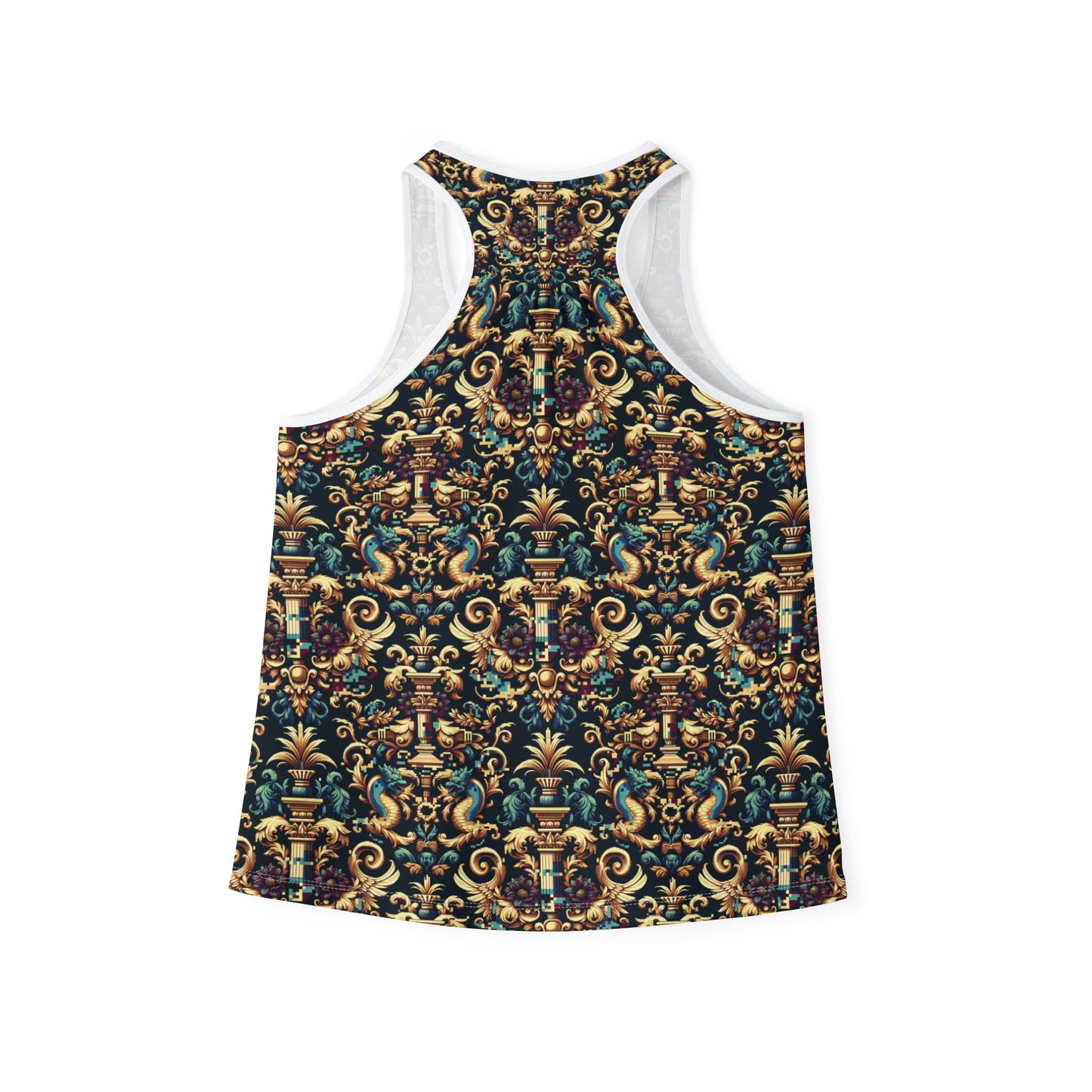 Digital Renaissance Modern Baroque Fusion Women's Tank Top - 8404 Design-57