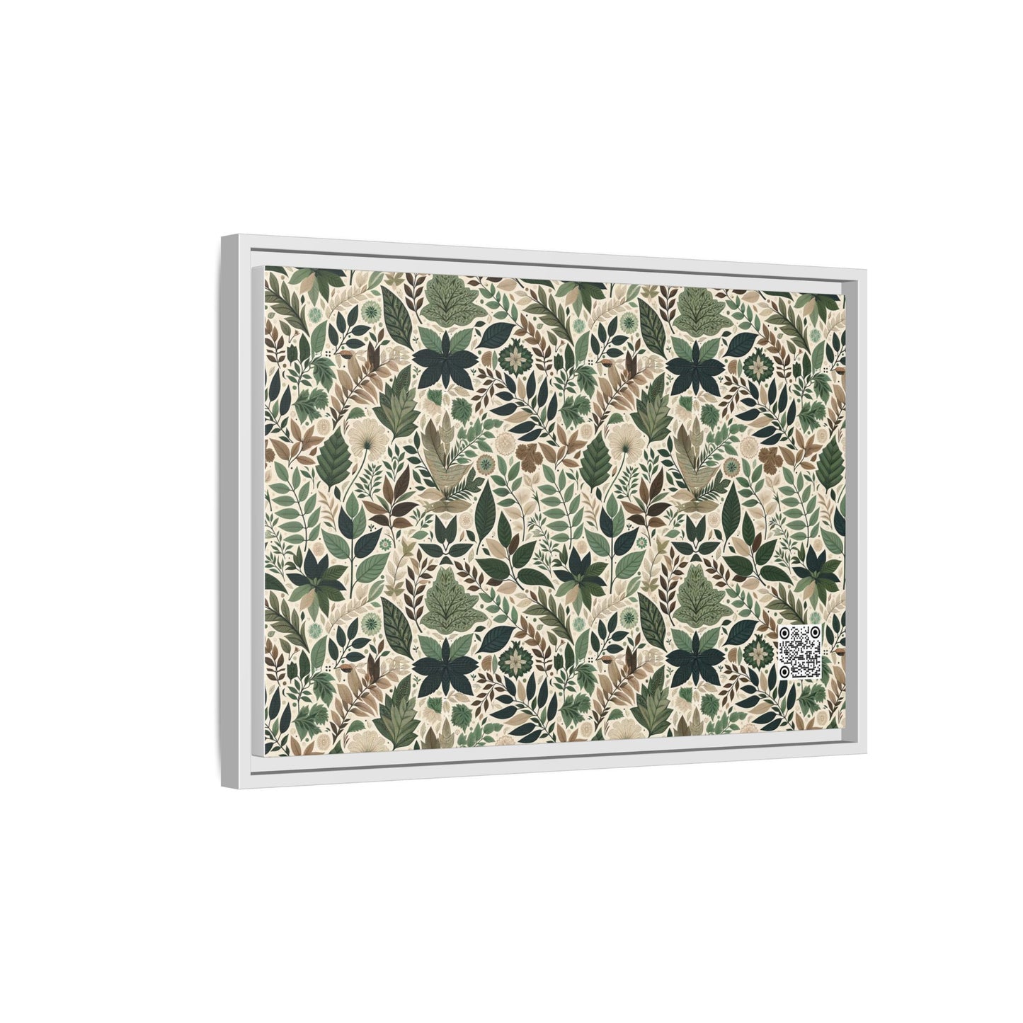 Streetwear Sustainability Environmentally Conscious Streetwear with a Natural Aesthetic Matte Canvas, Framed (multi-color) - 8404 Design-57 B