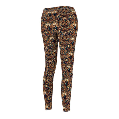 Digital Renaissance Luxurious Streetwear Inspired By Classical Art With a Modern Twist Women's Cut & Sew Casual Leggings - 8404 Design-64