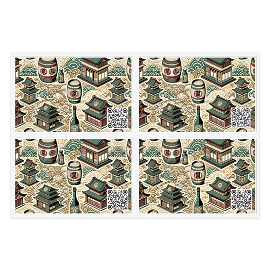 Cultural Artisanal Fusion Contemporary Cultural Elegance Sticker Sheets - 8404 Design-68