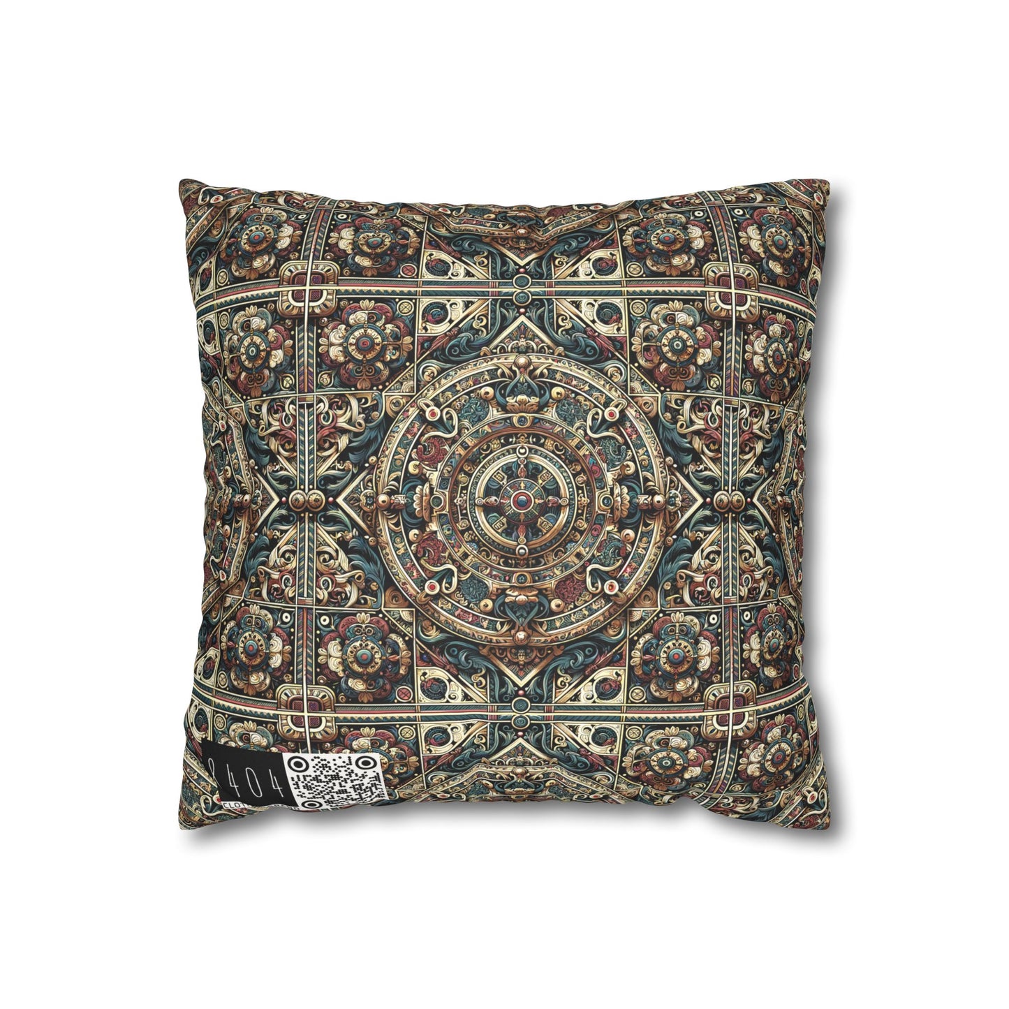 Urban Renaissance Historical Fusion With Street Edge Faux Suede Square Pillowcase - 8404 Design-57