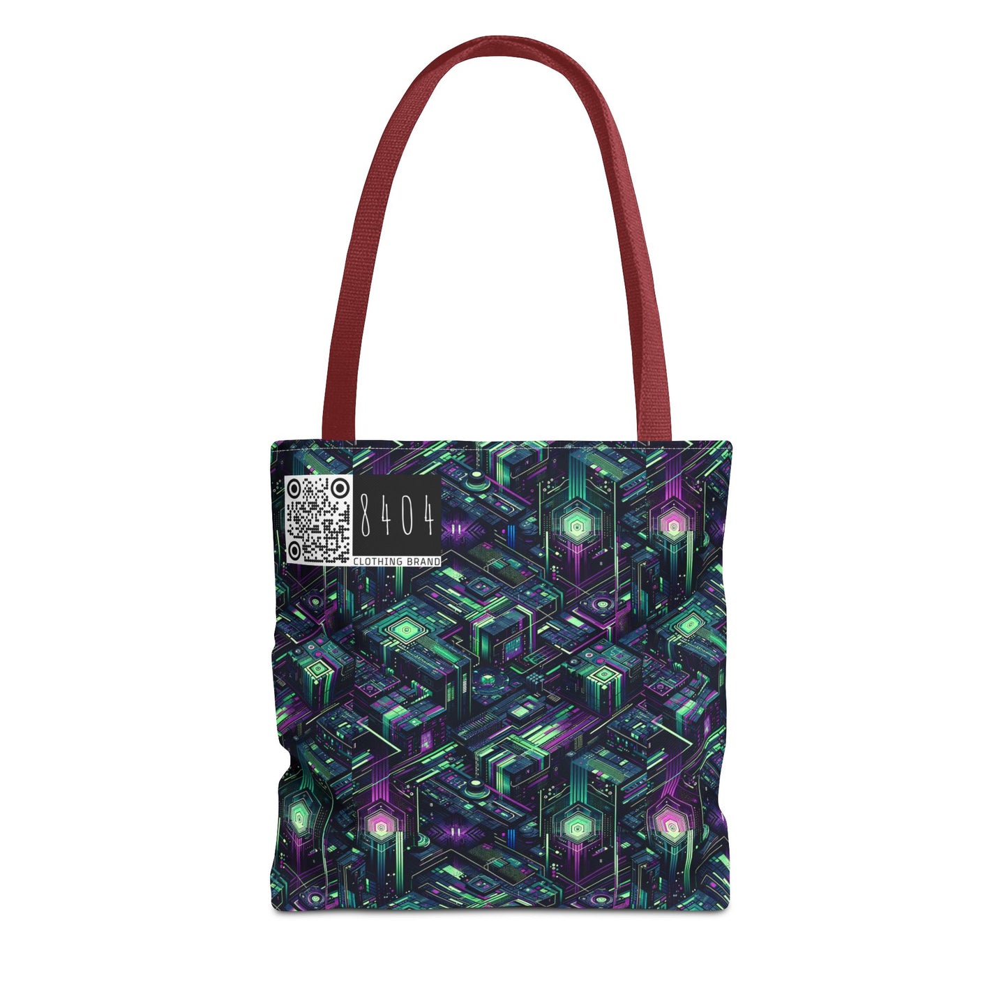 Tech Noir Aesthetics Tech-Forward Urban Dystopia Tote Bag - 8404 Design-43