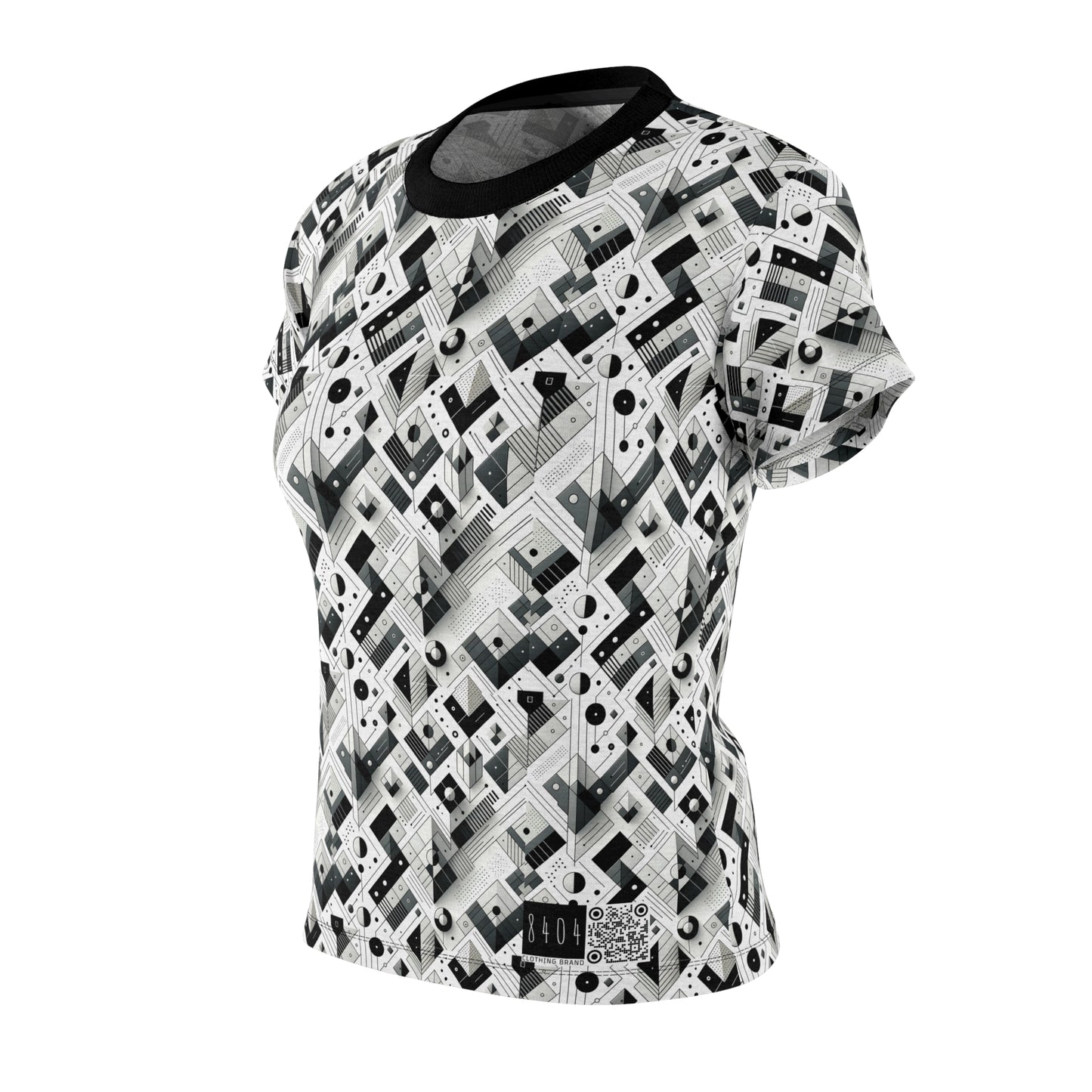 Digital Minimalism Minimalist Tech Women's Cut & Sew Tee - 8404 Design-69