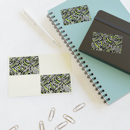 Elevated Sporty Tech Tech-Forward Streetwear Sticker Sheets - 8404 Design-53