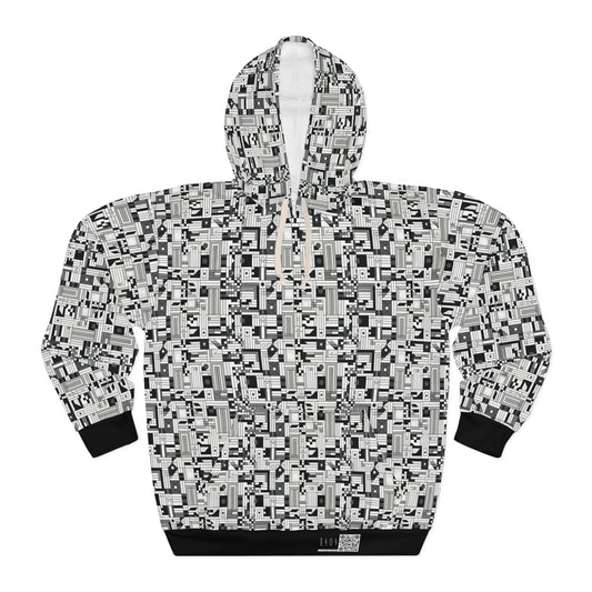 Digital Minimalism Minimalist Tech Pullover Hoodie - 8404 Design-43