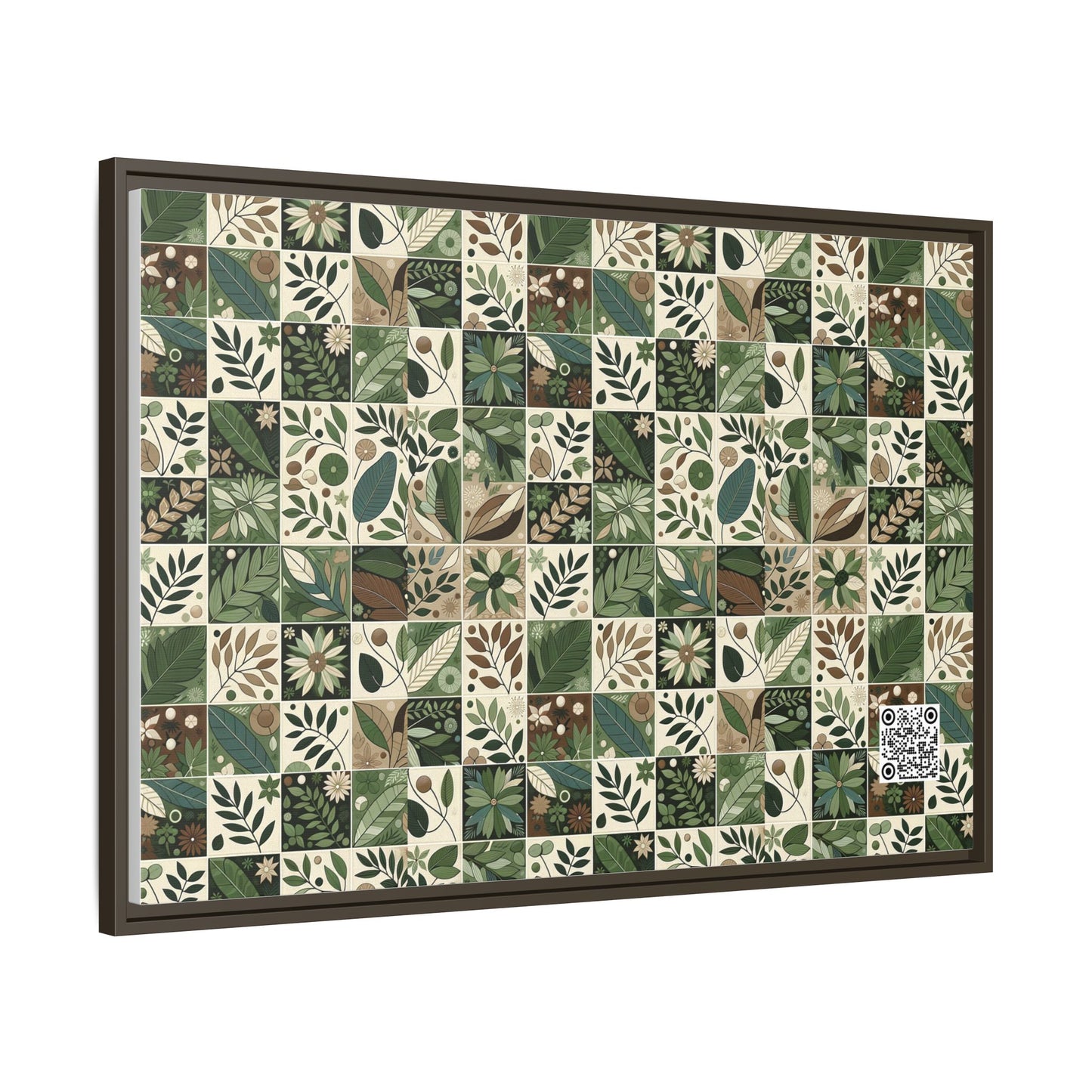 Streetwear Sustainability Environmentally Conscious Streetwear with a Natural Aesthetic Matte Canvas, Framed (multi-color) - 8404 Design-57 A