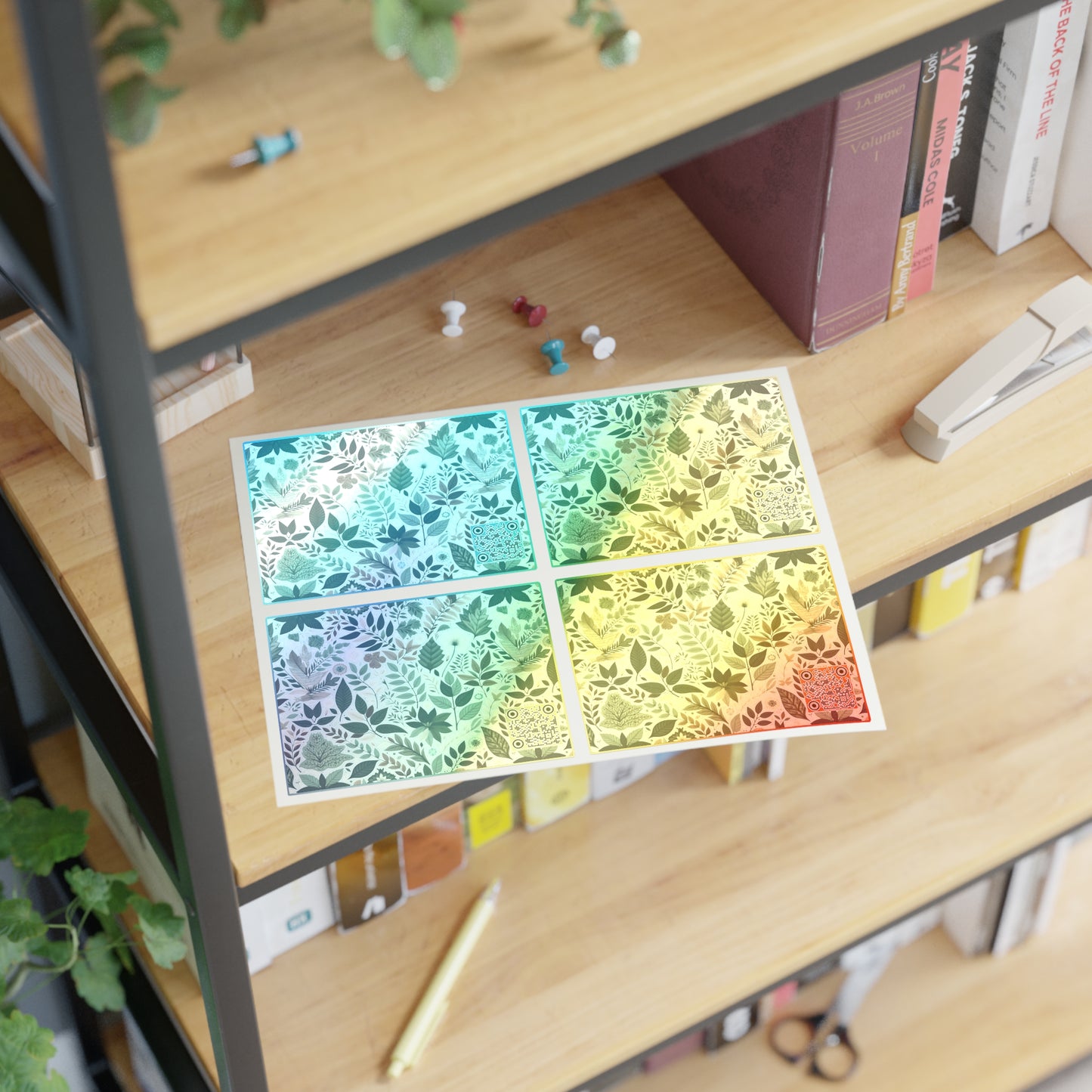 Streetwear Sustainability Environmentally Conscious Streetwear with a Natural Aesthetic Sticker Sheet - 8404 Design-57