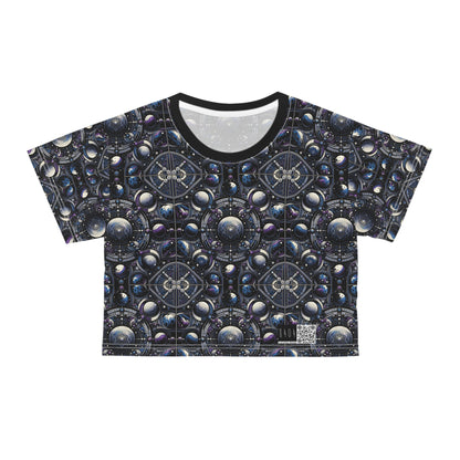 Tech Astronaut Tech-Forward Streetwear Meets Space Exploration Crop Tee - 8404 Design-46