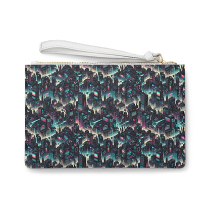 Digital Rebellion Tech-Inspired Streetwear Clutch Bag - 8404 Design-51