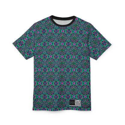Digital Glitch Vibes Tech-Inspired Streetwear Unisex Cut & Sew Tee - 8404 Design-71