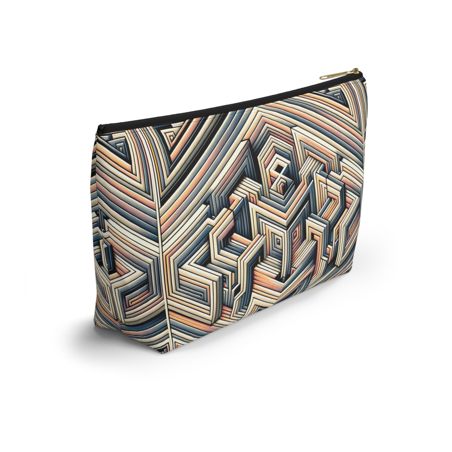 Tech Illusion Graphics Futuristic Artistry Accessory Pouch W T-bottom - 8404 Design-52