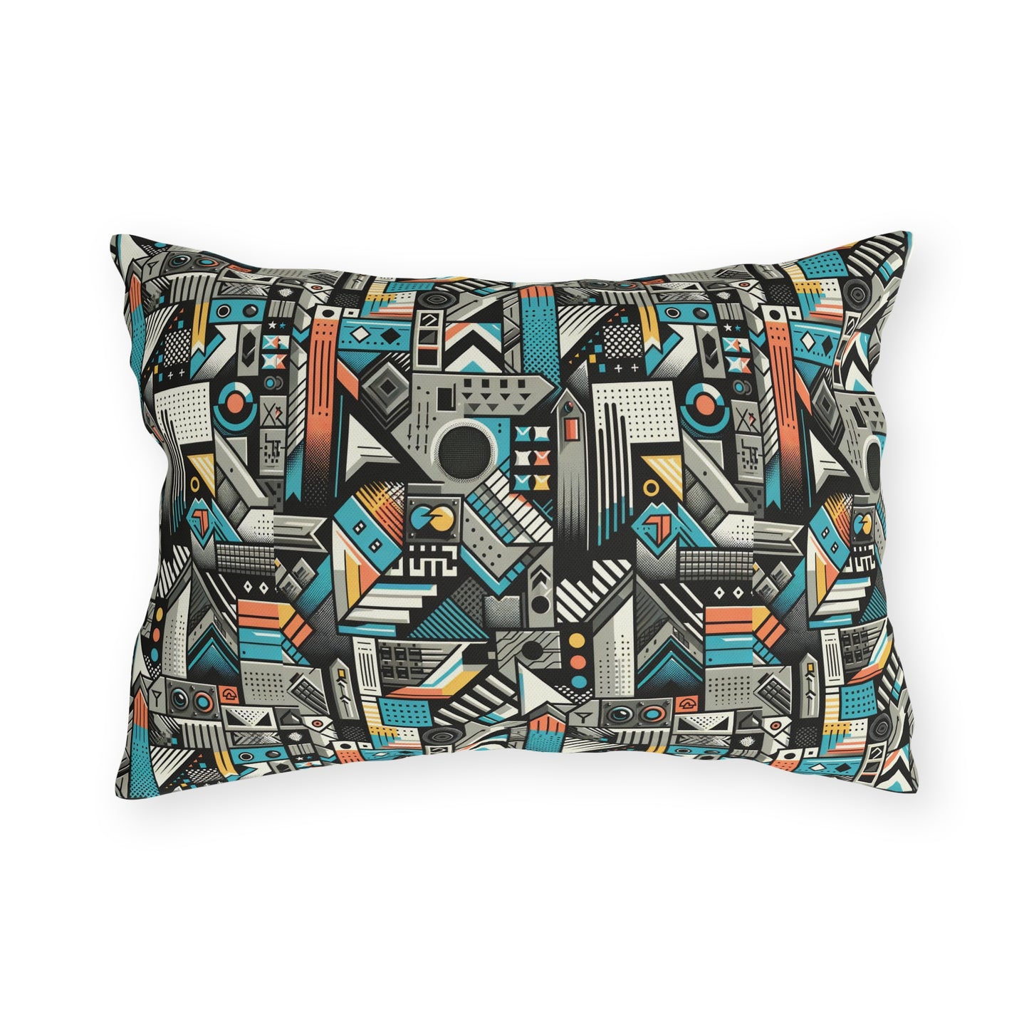 Digital Street Art Urban Street Style Outdoor Pillow - 8404 Design-81