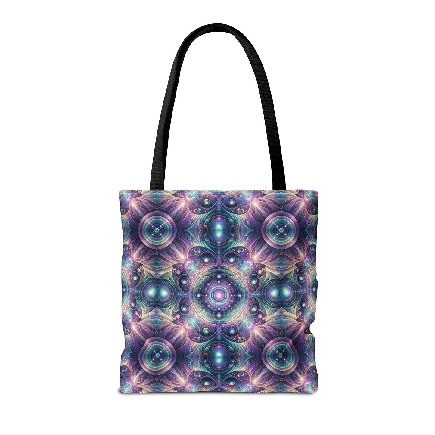 Iridescent Tech Fusion Tech-Forward Streetwear Tote Bag - 8404 Design-61