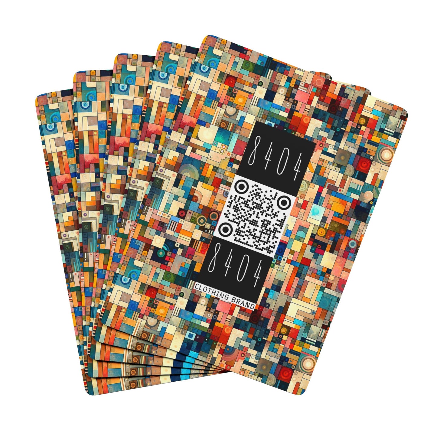 Digital Artistic Expression Artistic Streetwear Poker Playing Cards - 8404 Design-46 B