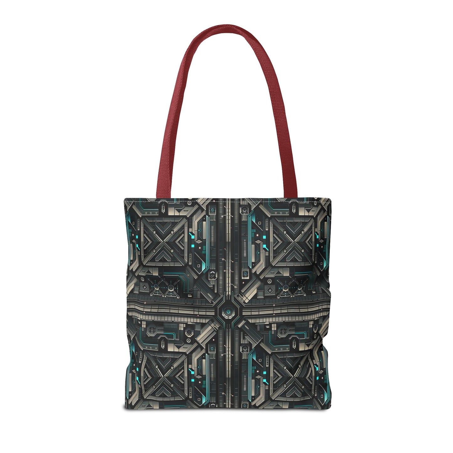 Tech Noir Futuristic Tech Aesthetic with a Dark Twist Tote Bag - 8404 Design-59