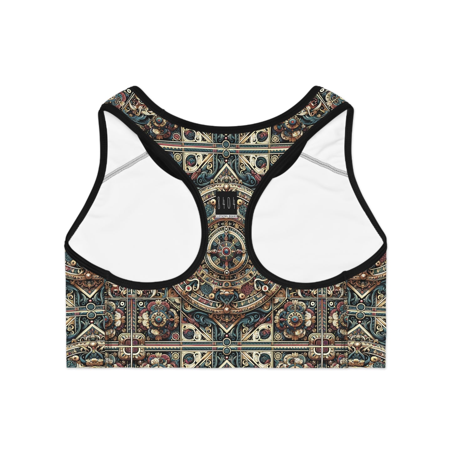 Urban Renaissance Historical Fusion With Street Edge Sports Bra - 8404 Design-57