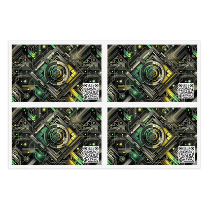 Tech Noir Graphics Tech-Inspired Streetwear Sticker Sheets - 8404 Design-57