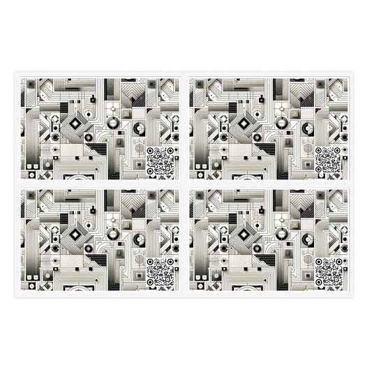 Tech Minimalism Minimalist Tech Sticker Sheets - 8404 Design-48
